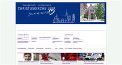 Desktop Screenshot of christuskirche-leer.de